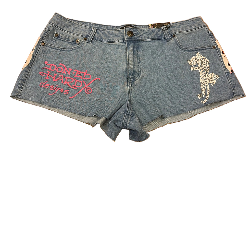 Ed Hardy Jean Shorts