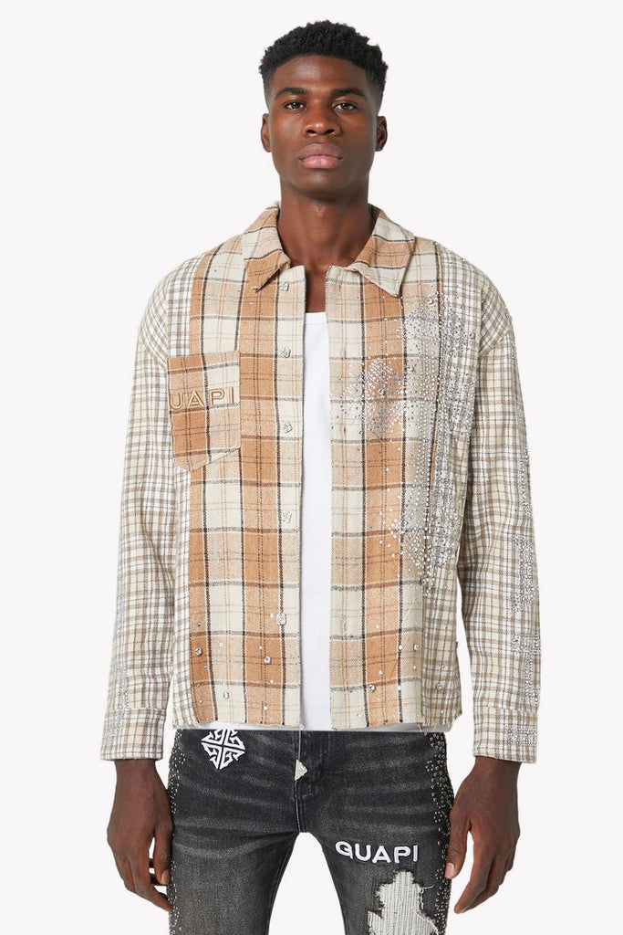 Guapi Cream Cross Flannel