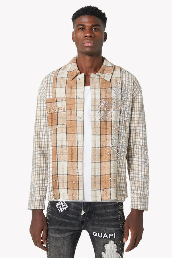 Guapi Cream Cross Flannel