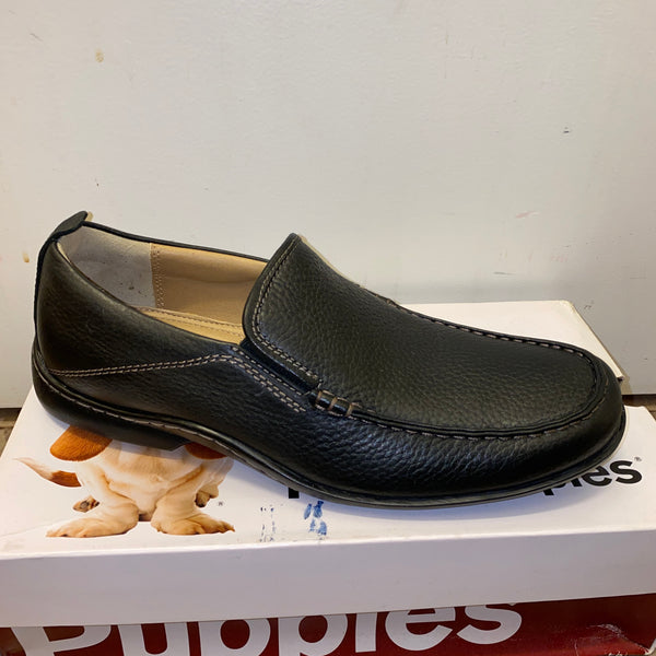 Hush Puppies Black Leather Shoes