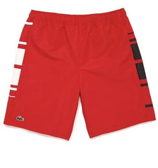 Red Lacoste shorts medium deals