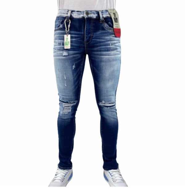INDUSTRIAL INDIGO JEANS