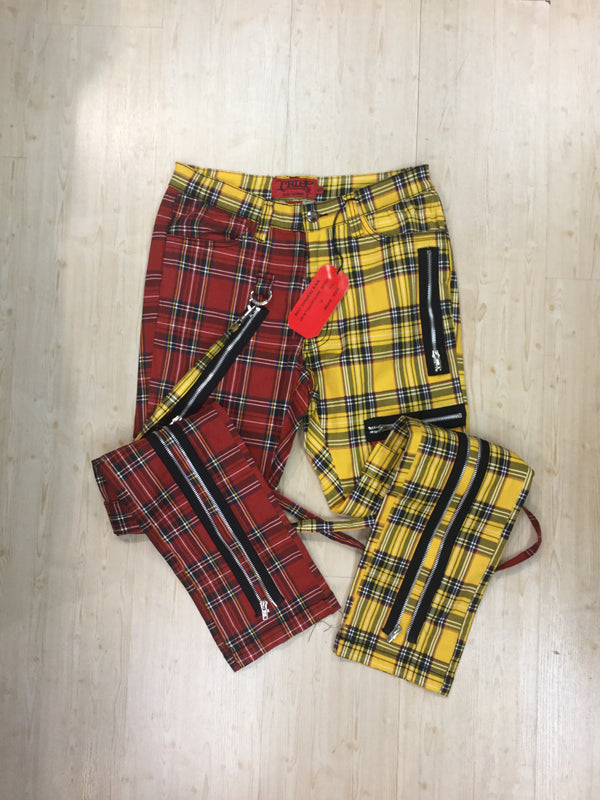 TRIPP NYC Red/Yellow Plaid Pants