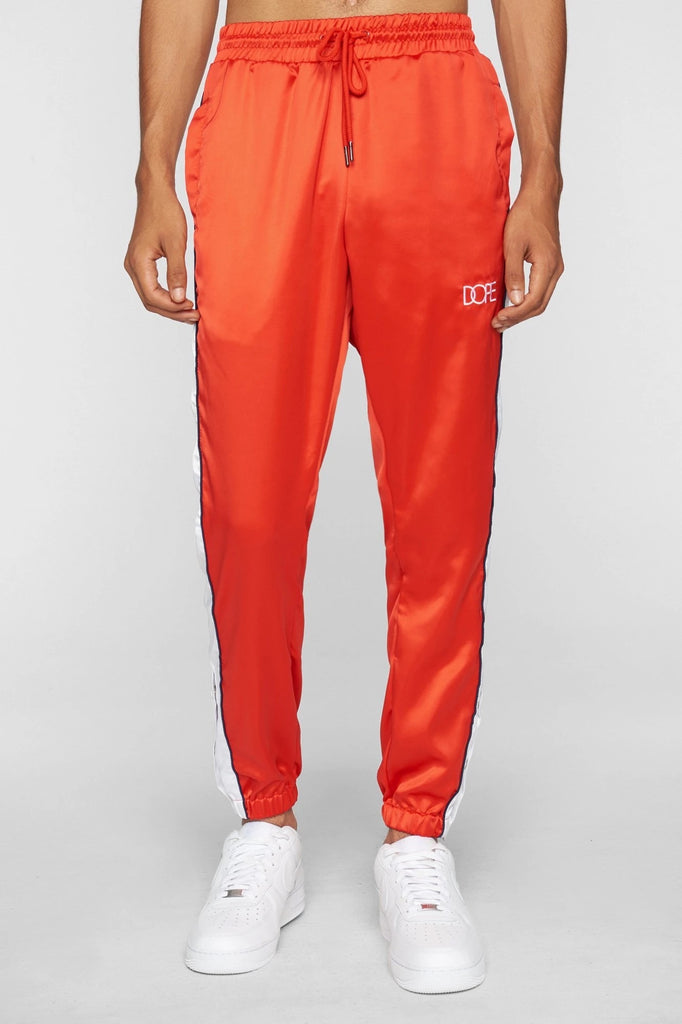 DOPE “Sideline Satin” Joggers (Red)