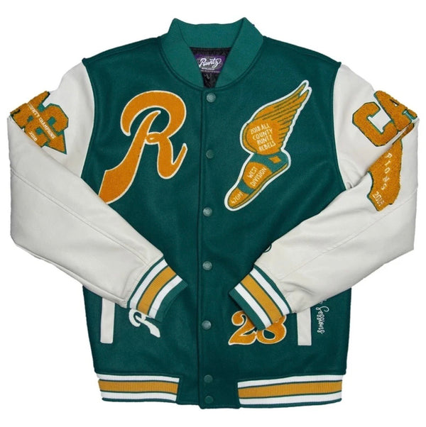 Runtz “All Country” Varsity Jacket (Jade)
