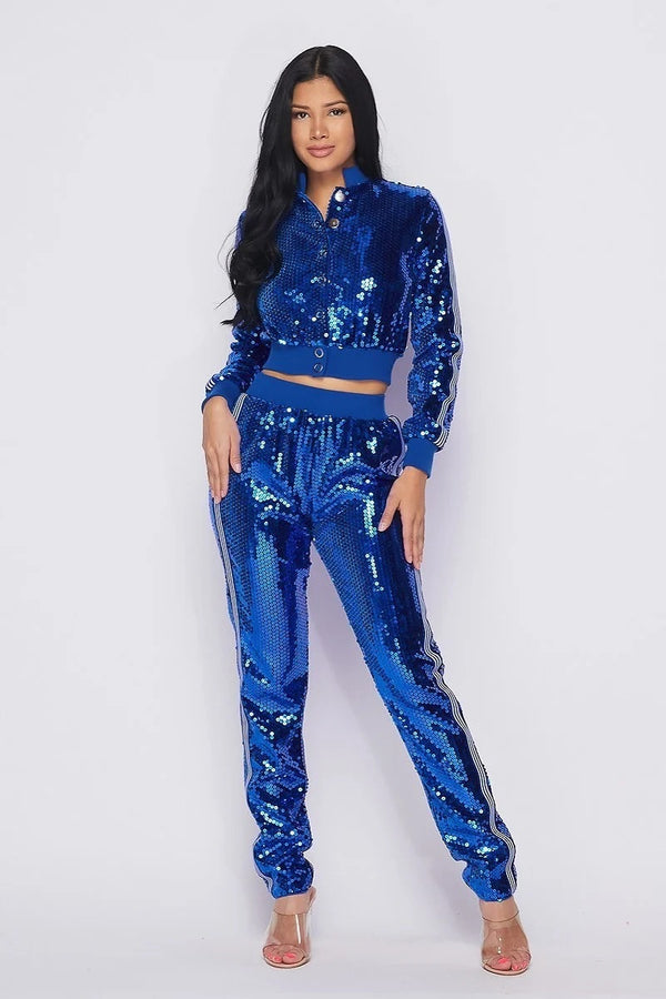 Banjul “Blue Diamonds” 2-Piece Set