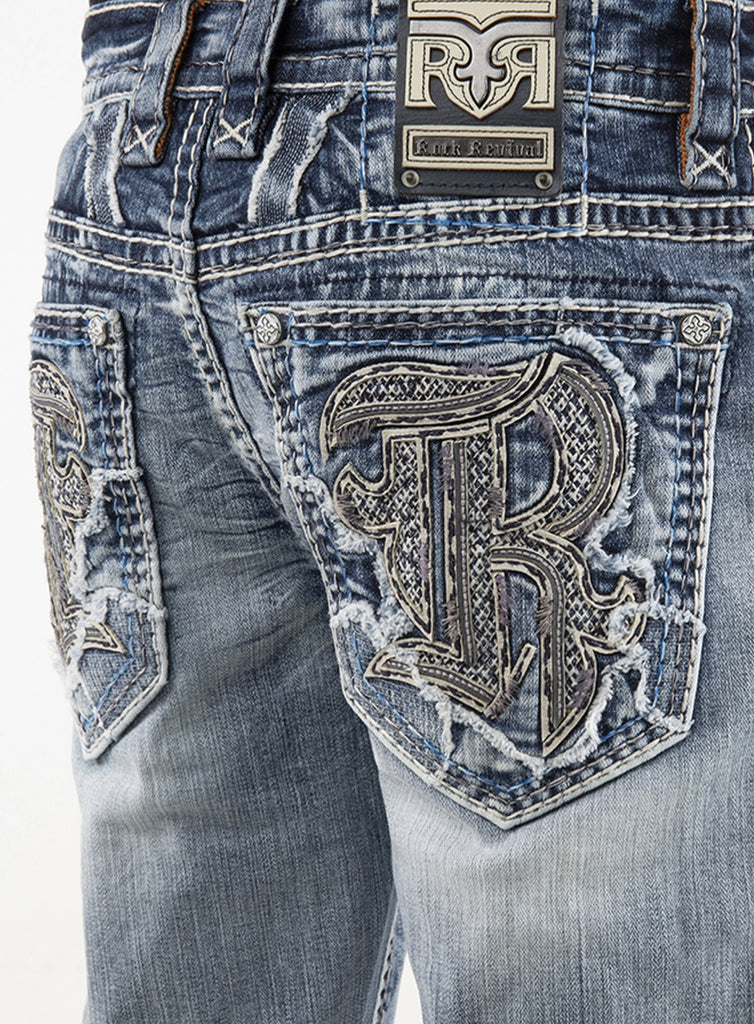Stylish and Exclusive Rock Revival Jeans for Men