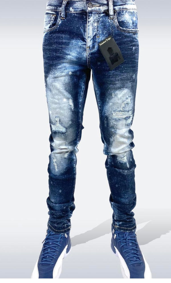 INDUSTRIAL INDIGO JEANS