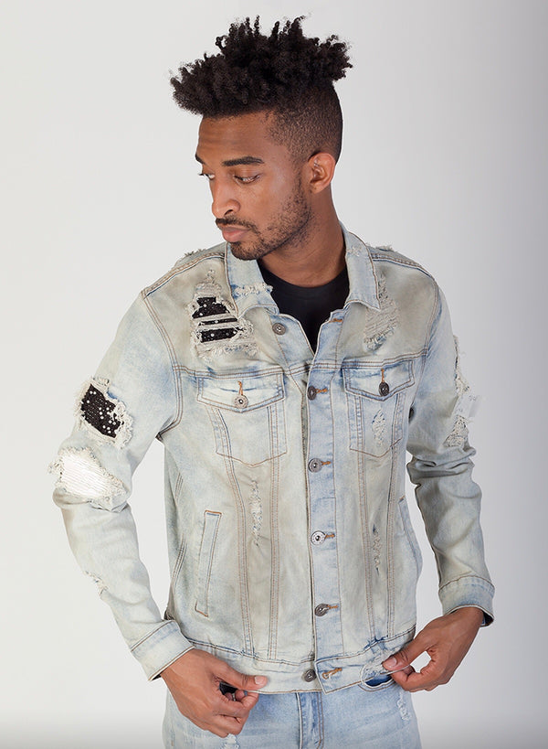 KDNK “Black-Stoned” Jean Jacket